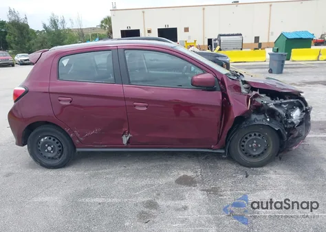 2022 Mitsubishi Mirage Es/Le from USA, damaged, VIN ML32AUHJ2NH006405